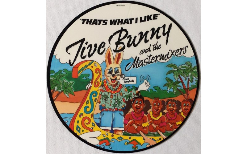 Jive Bunny And The Mastermixers ‎– That's What I Like 12' Picture Disc Vinyl